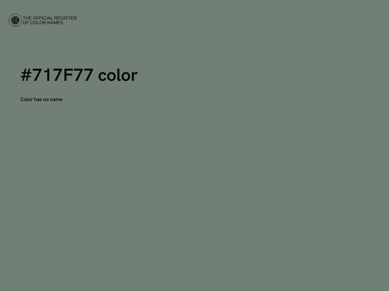 #717F77 color image