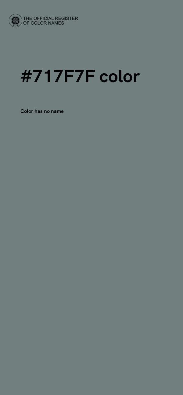 #717F7F color image