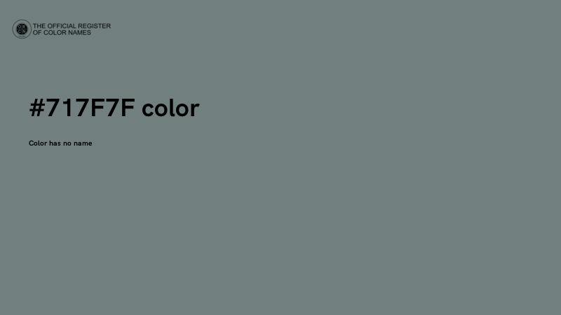 #717F7F color image