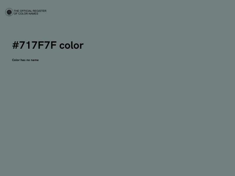 #717F7F color image
