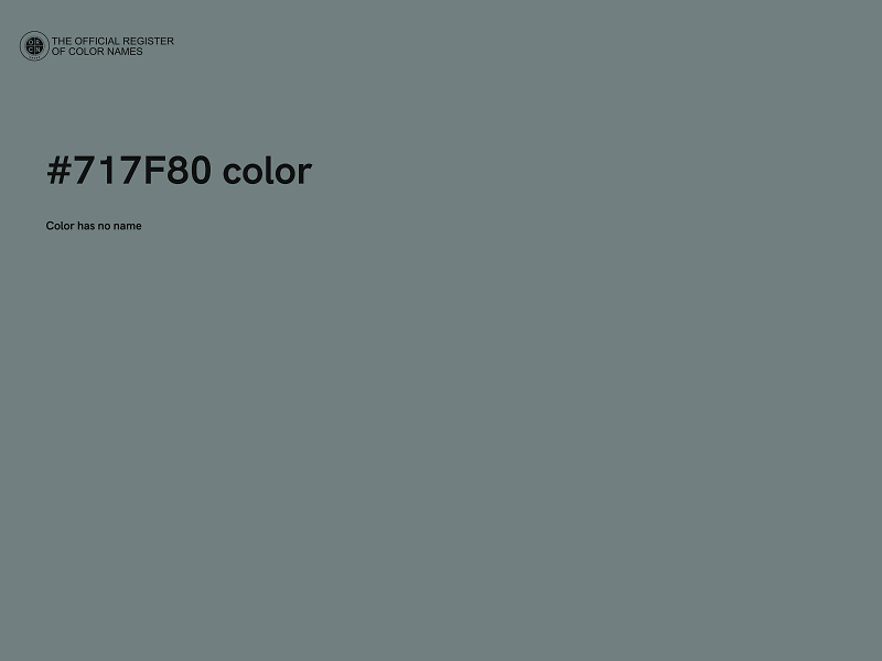 #717F80 color image