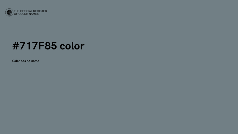 #717F85 color image