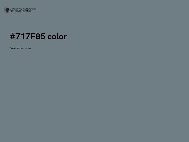 #717F85 color image
