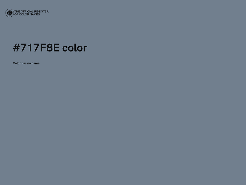 #717F8E color image