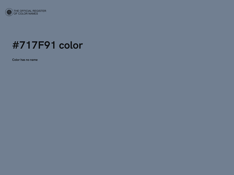 #717F91 color image