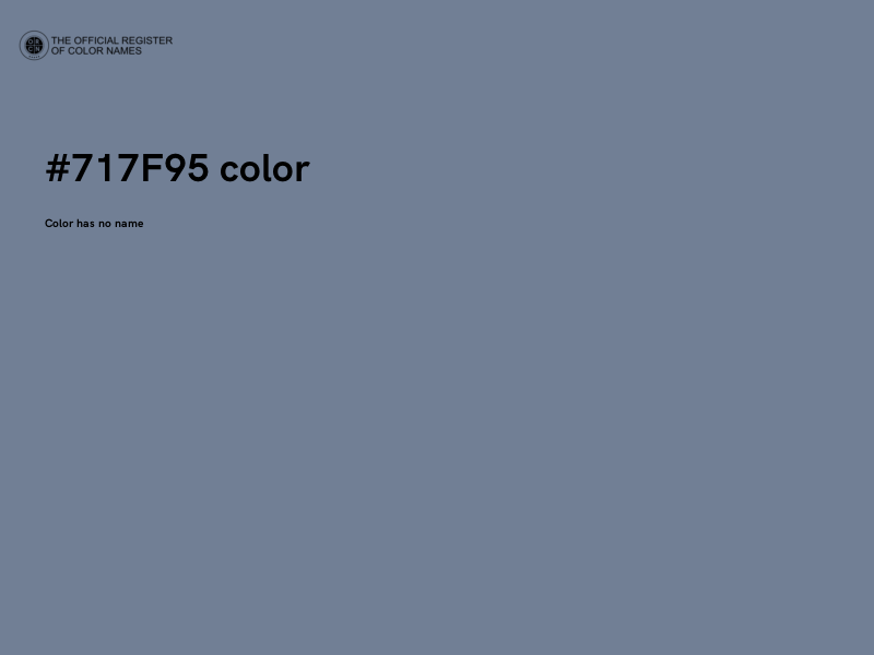 #717F95 color image
