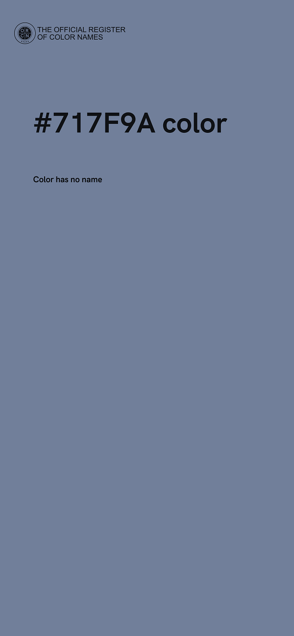 #717F9A color image