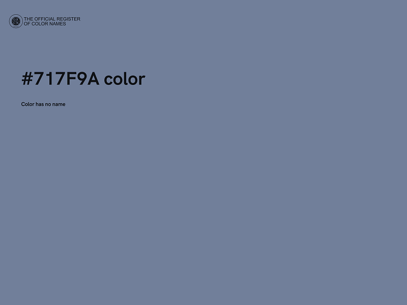 #717F9A color image