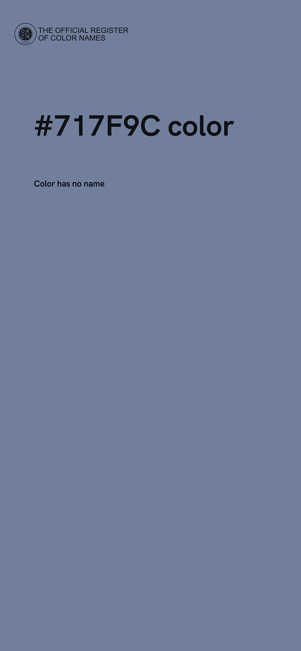 #717F9C color image