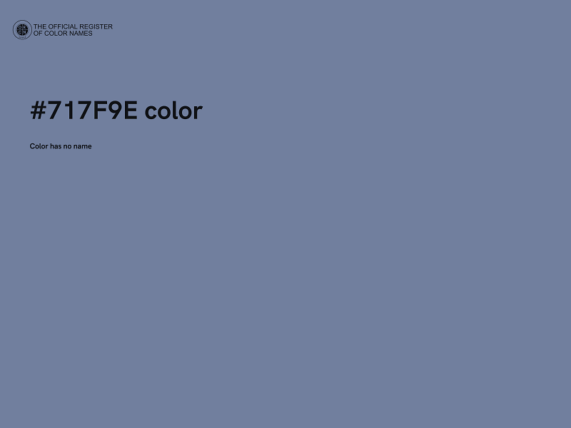 #717F9E color image