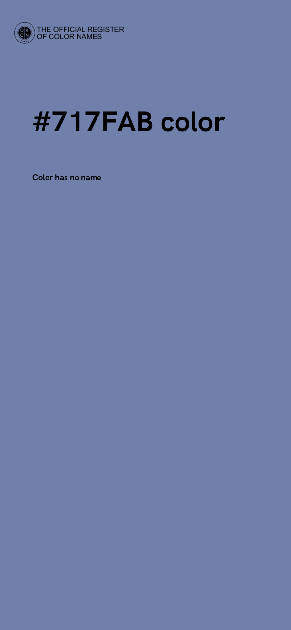 #717FAB color image