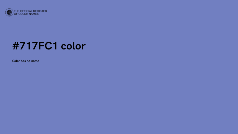 #717FC1 color image