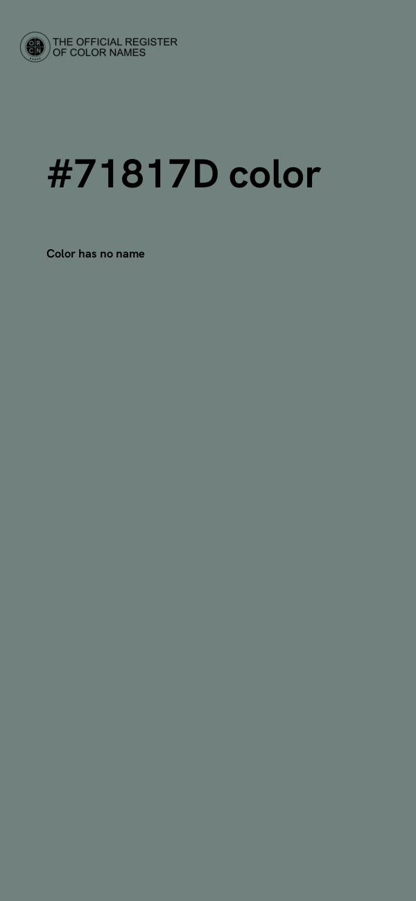 #71817D color image