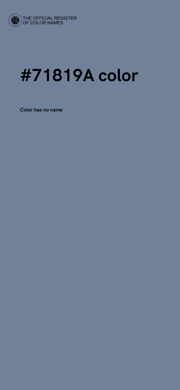 #71819A color image