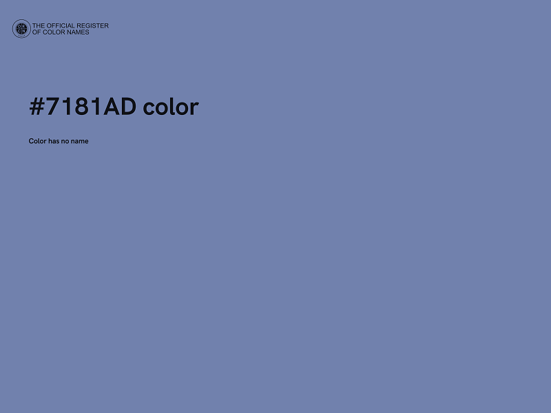 #7181AD color image