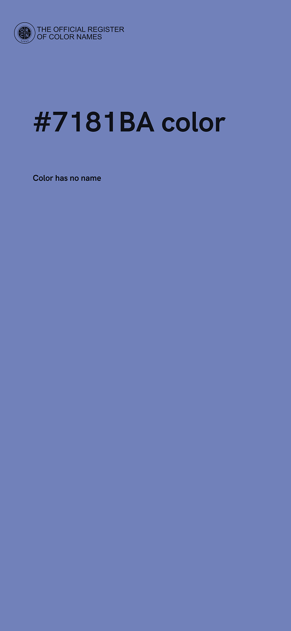#7181BA color image