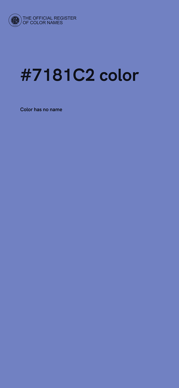 #7181C2 color image