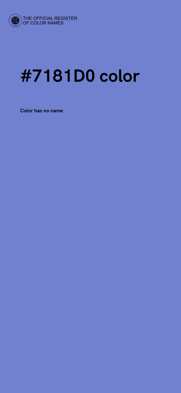 #7181D0 color image