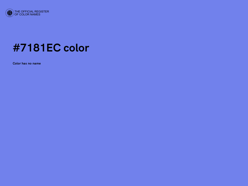 #7181EC color image