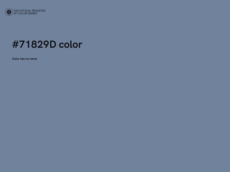 #71829D color image