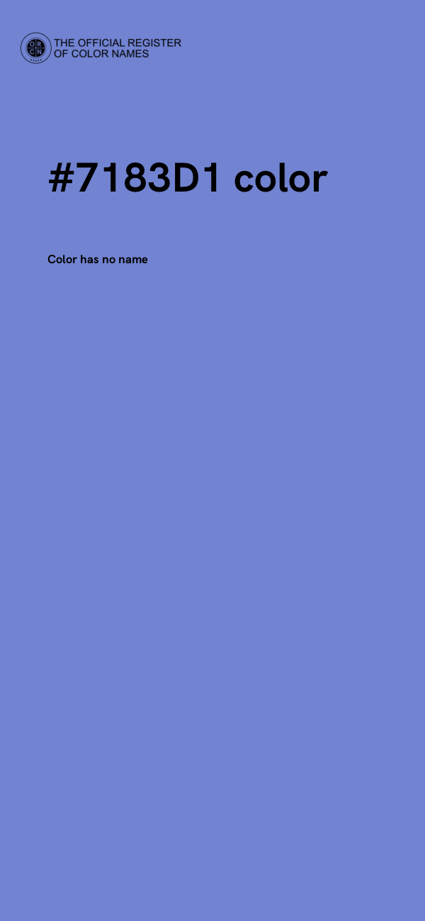 #7183D1 color image