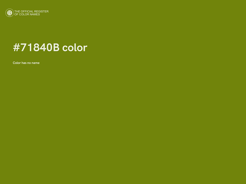 #71840B color image