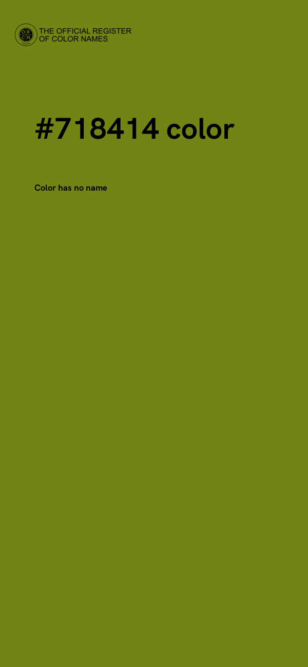#718414 color image