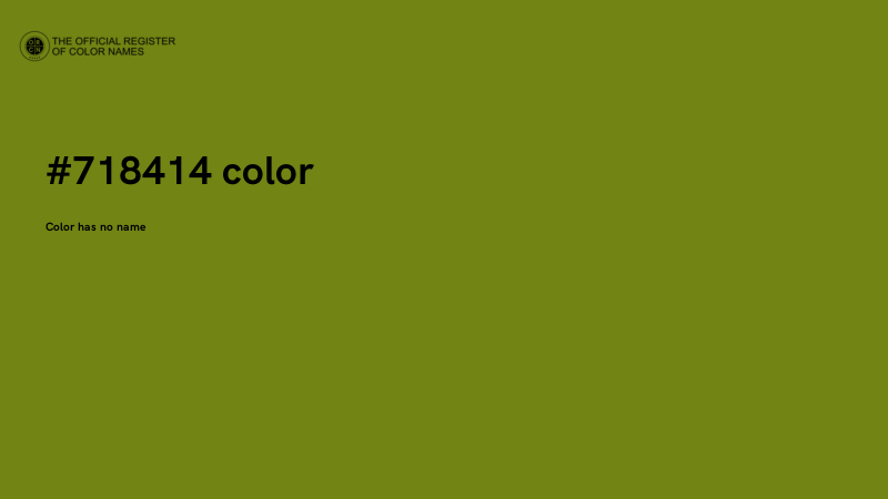 #718414 color image