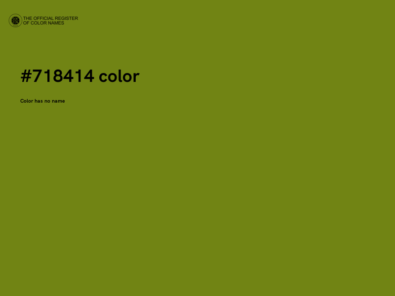 #718414 color image
