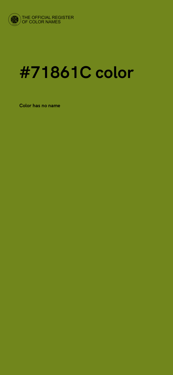 #71861C color image