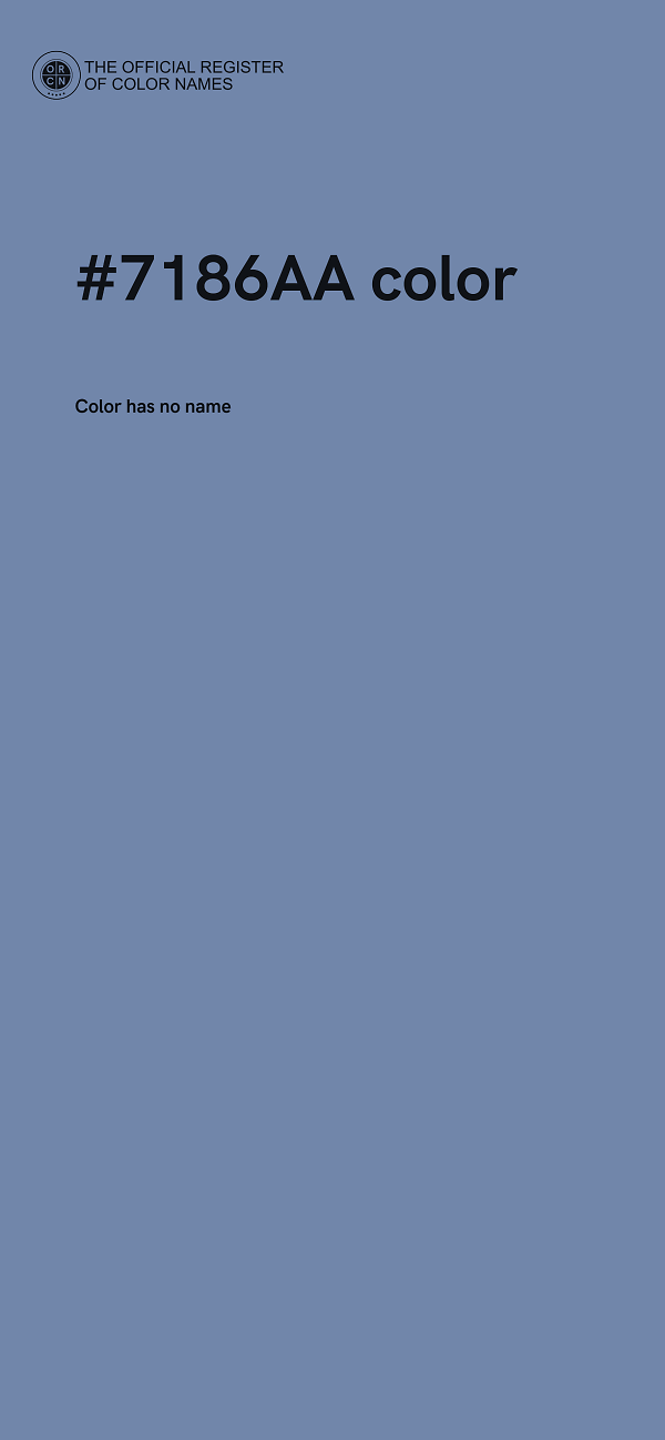 #7186AA color image