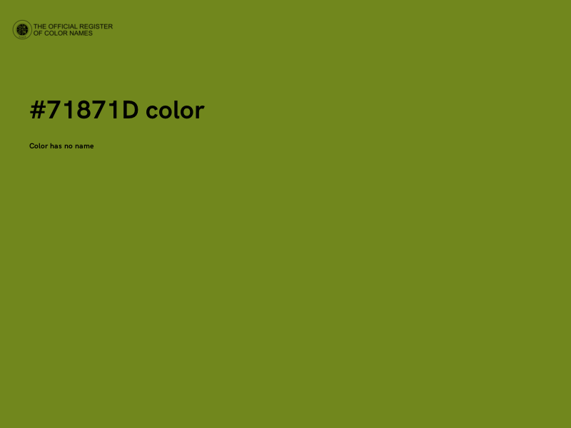 #71871D color image