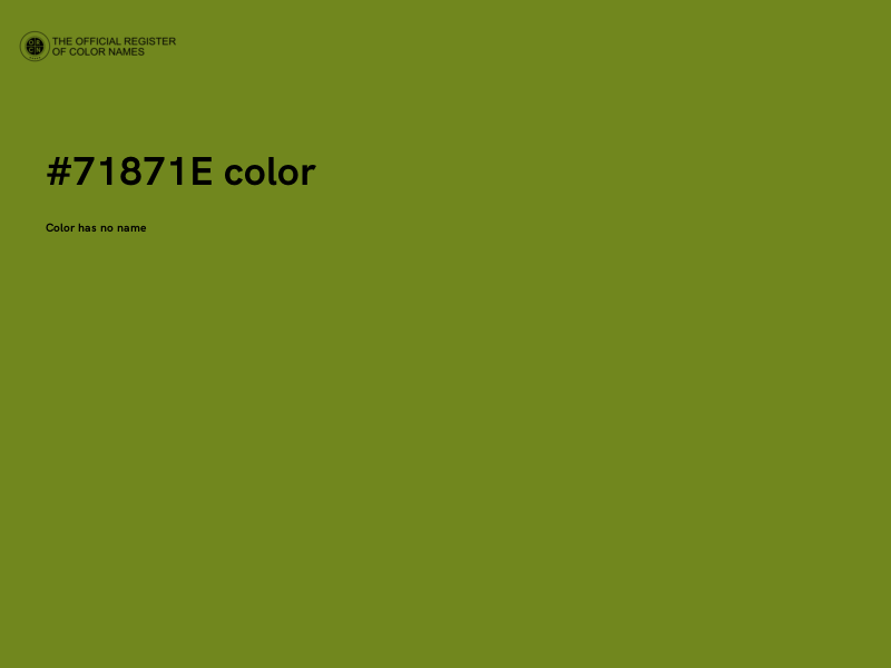 #71871E color image