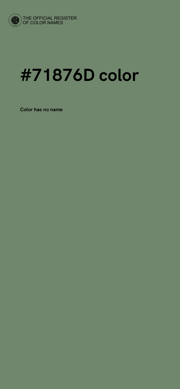 #71876D color image