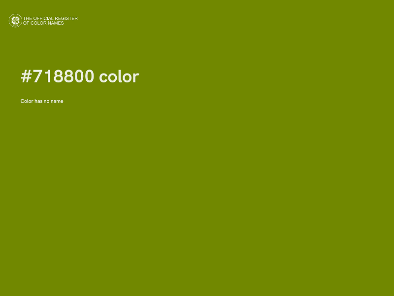 #718800 color image