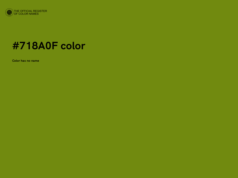 #718A0F color image