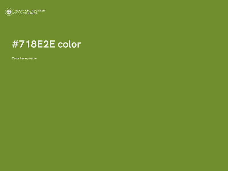 #718E2E color image