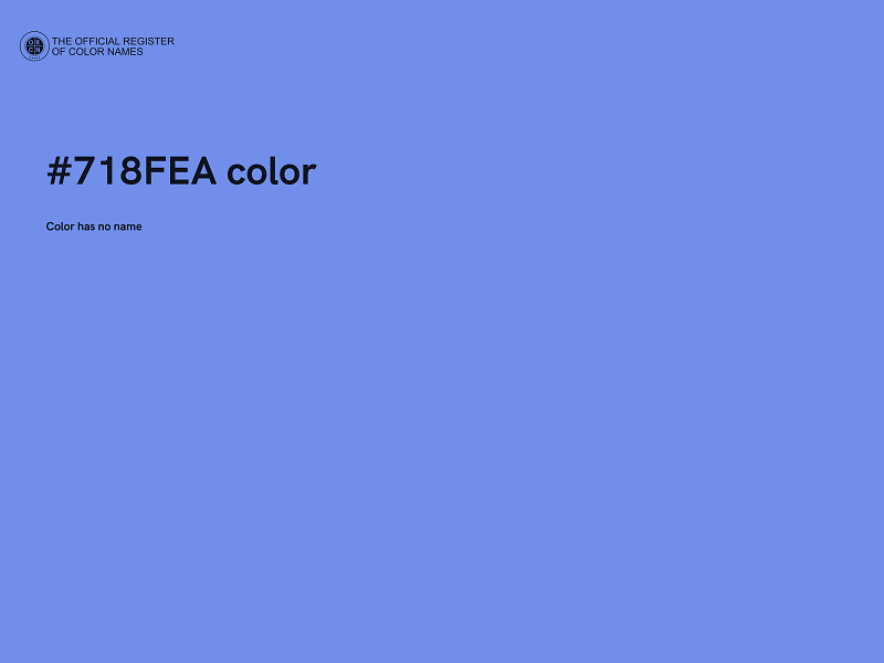 #718FEA color image