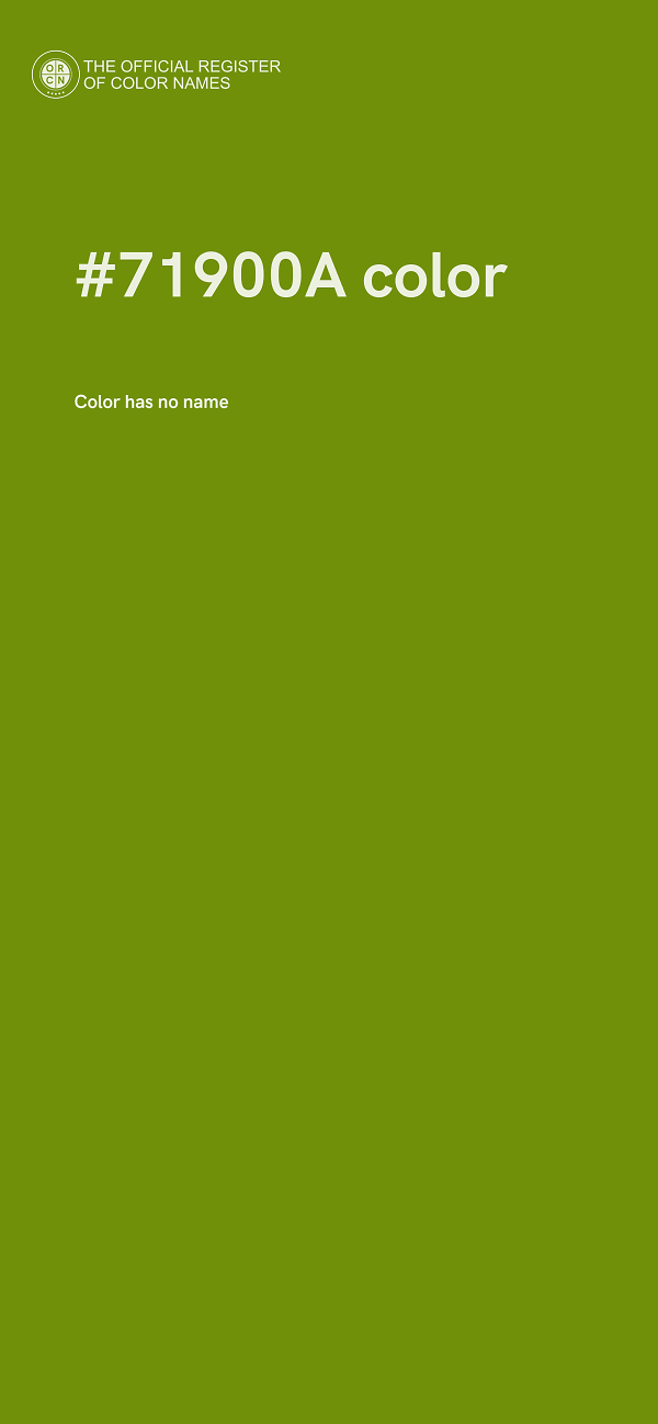 #71900A color image