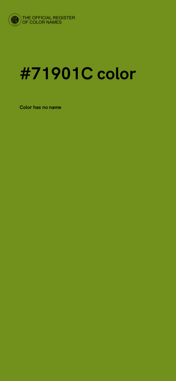 #71901C color image