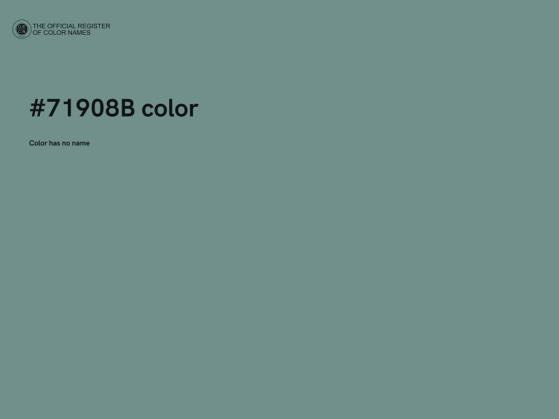 #71908B color image