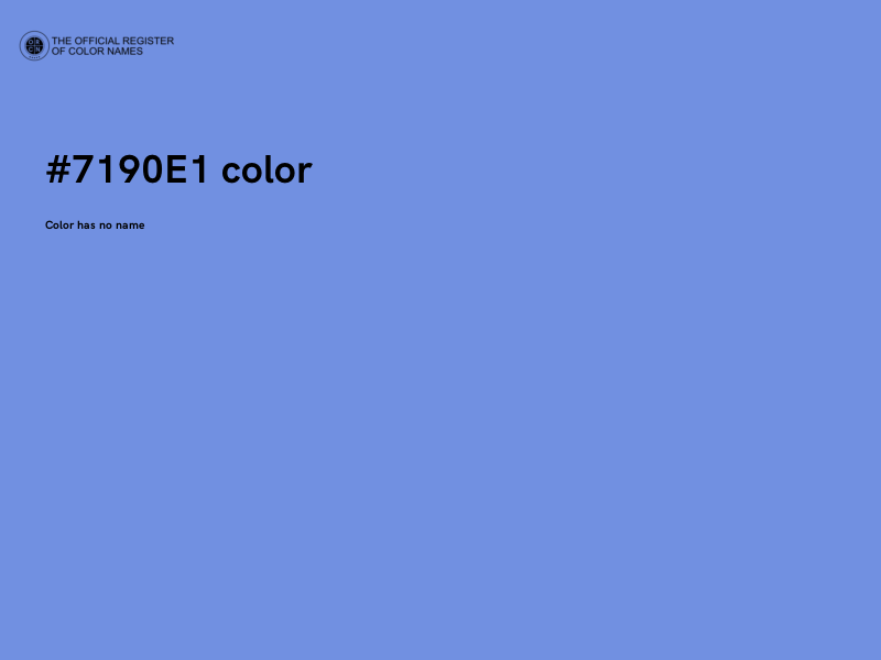 #7190E1 color image
