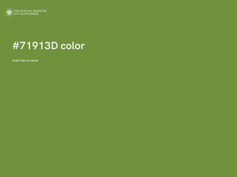 #71913D color image