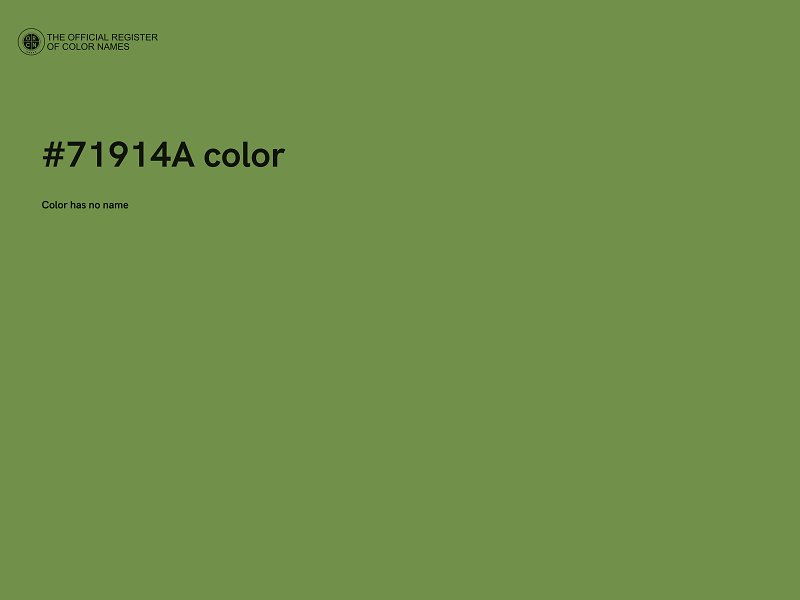 #71914A color image
