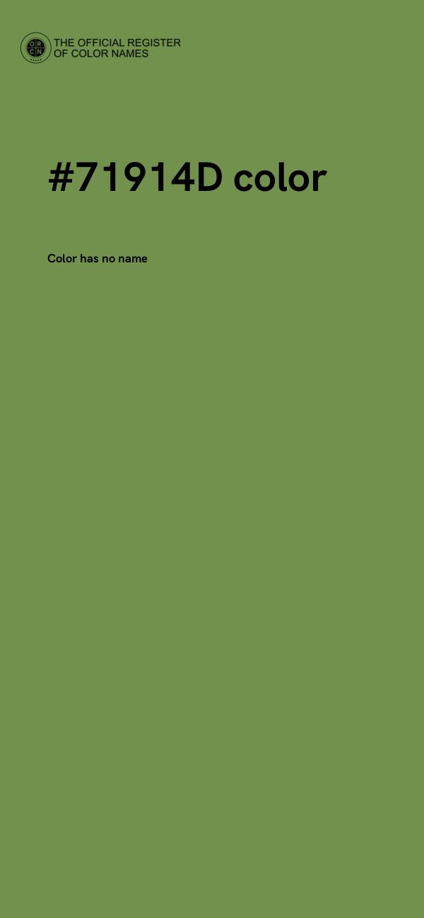 #71914D color image