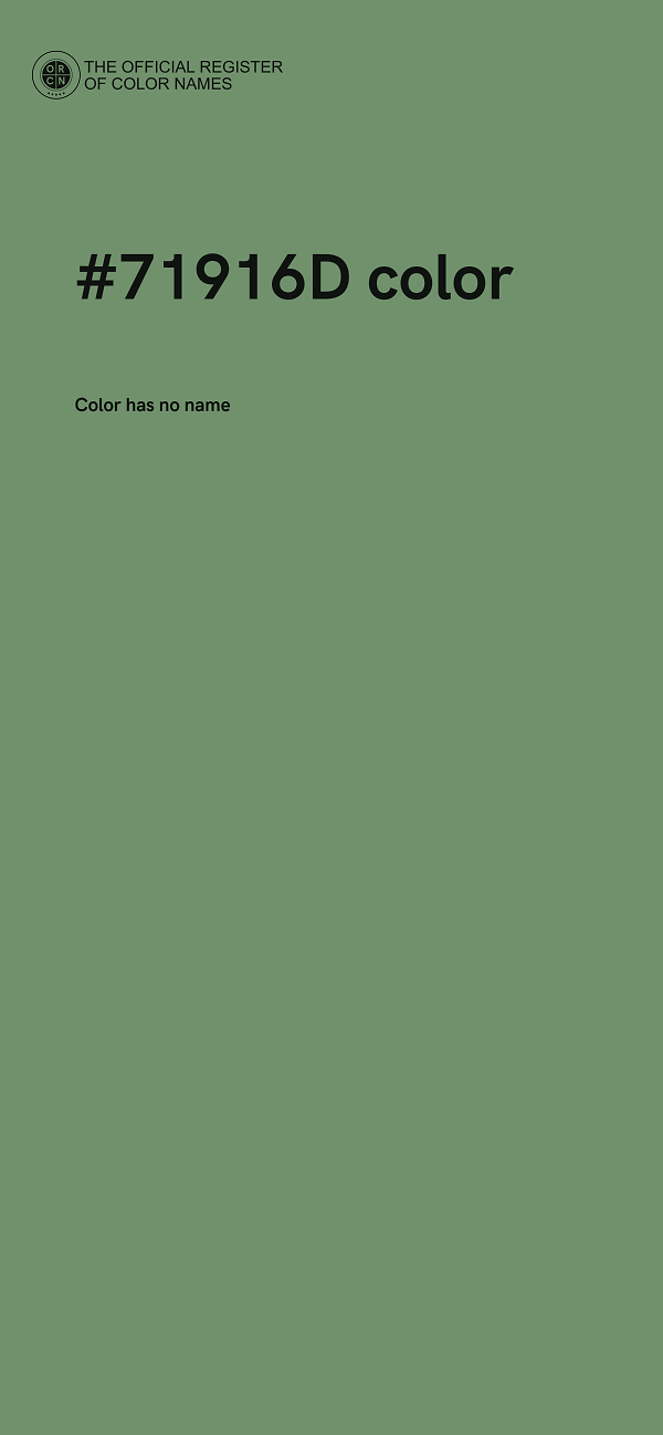 #71916D color image