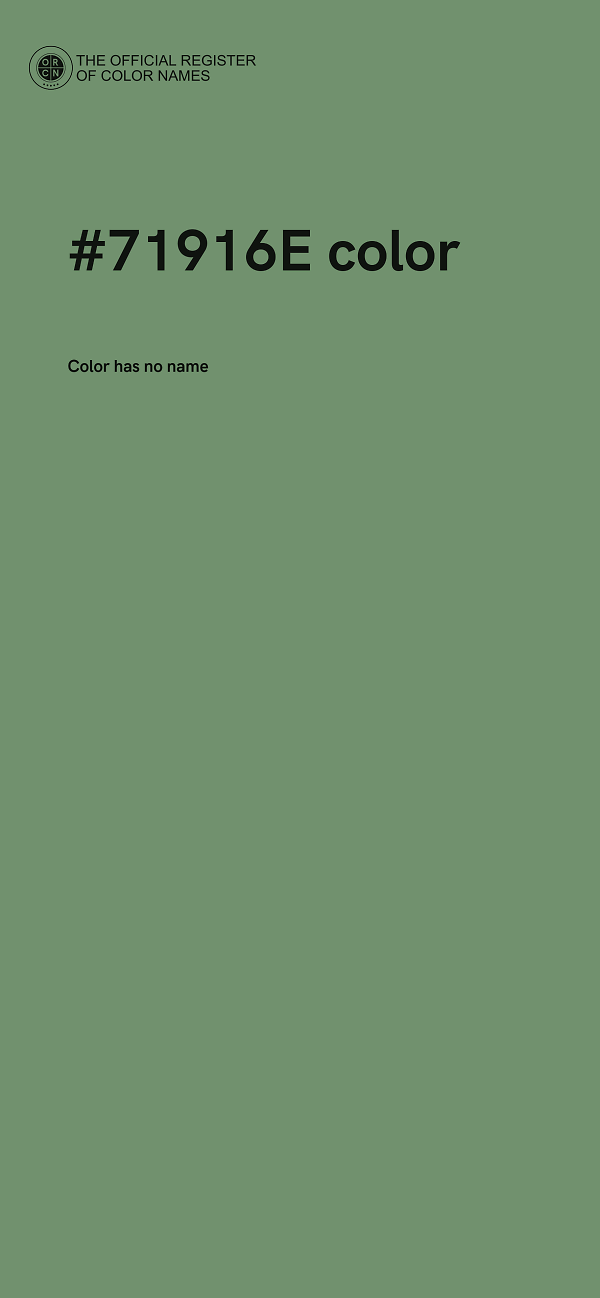 #71916E color image