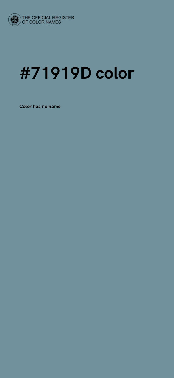#71919D color image