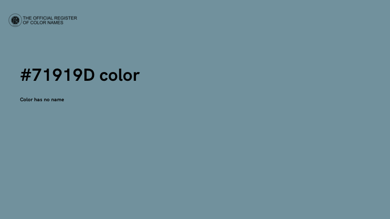 #71919D color image