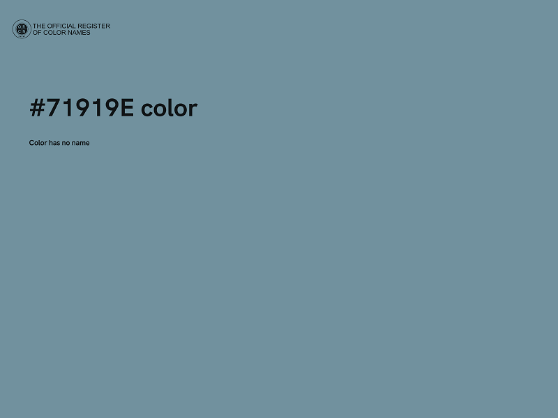 #71919E color image